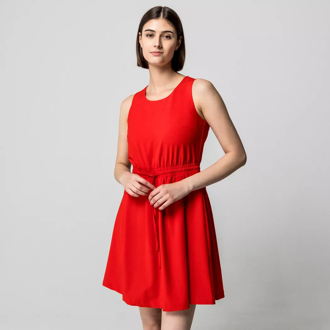 Manor Woman - Jerseykleid, für Damen, Tomate, Größe 36