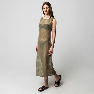 Manor Woman Ärmelloses Strick Maxikleid  