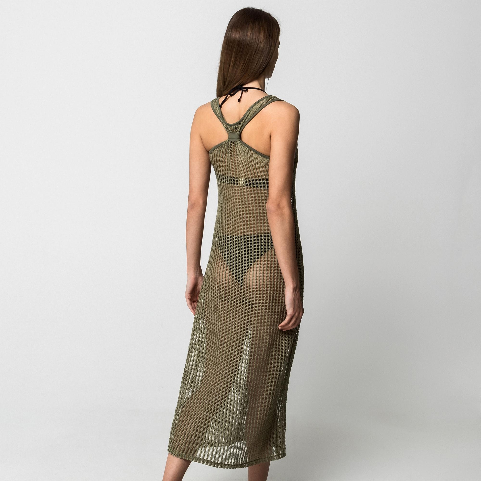 Manor Woman Ärmelloses Strick Maxikleid  