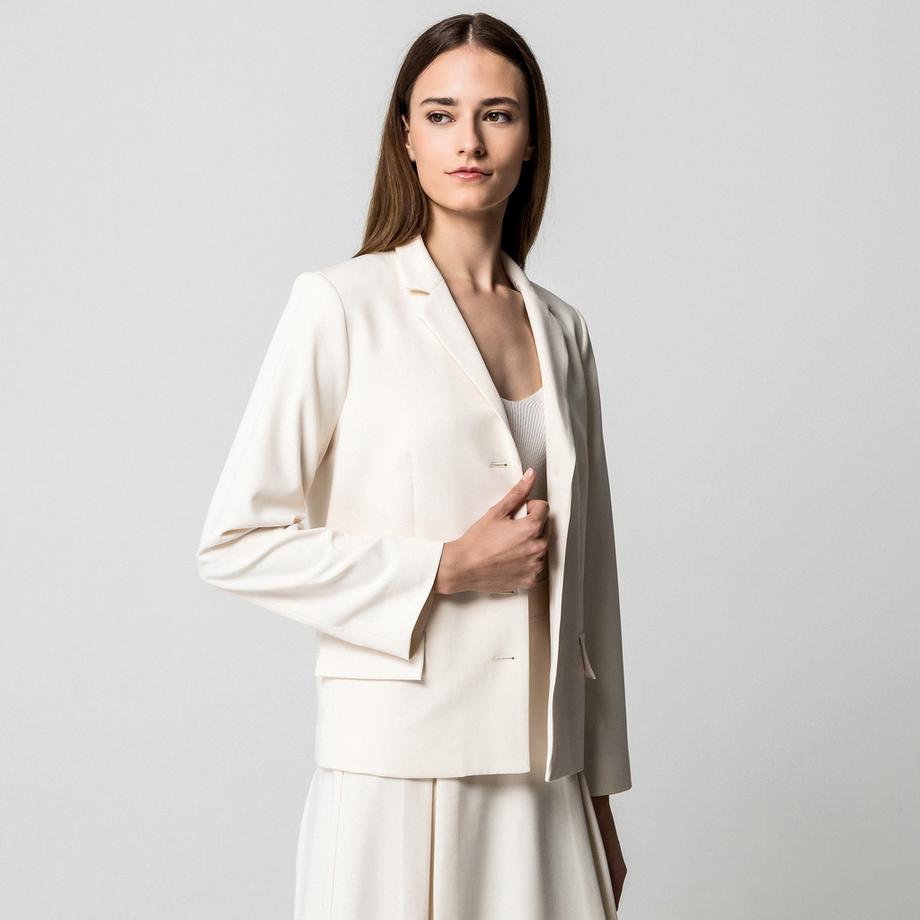 Manor Woman Einreihiger Slim Fit Blazer  