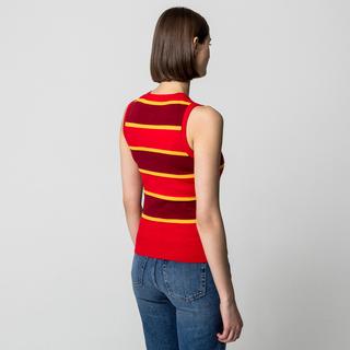 Manor Woman Gilet a righe senza maniche  