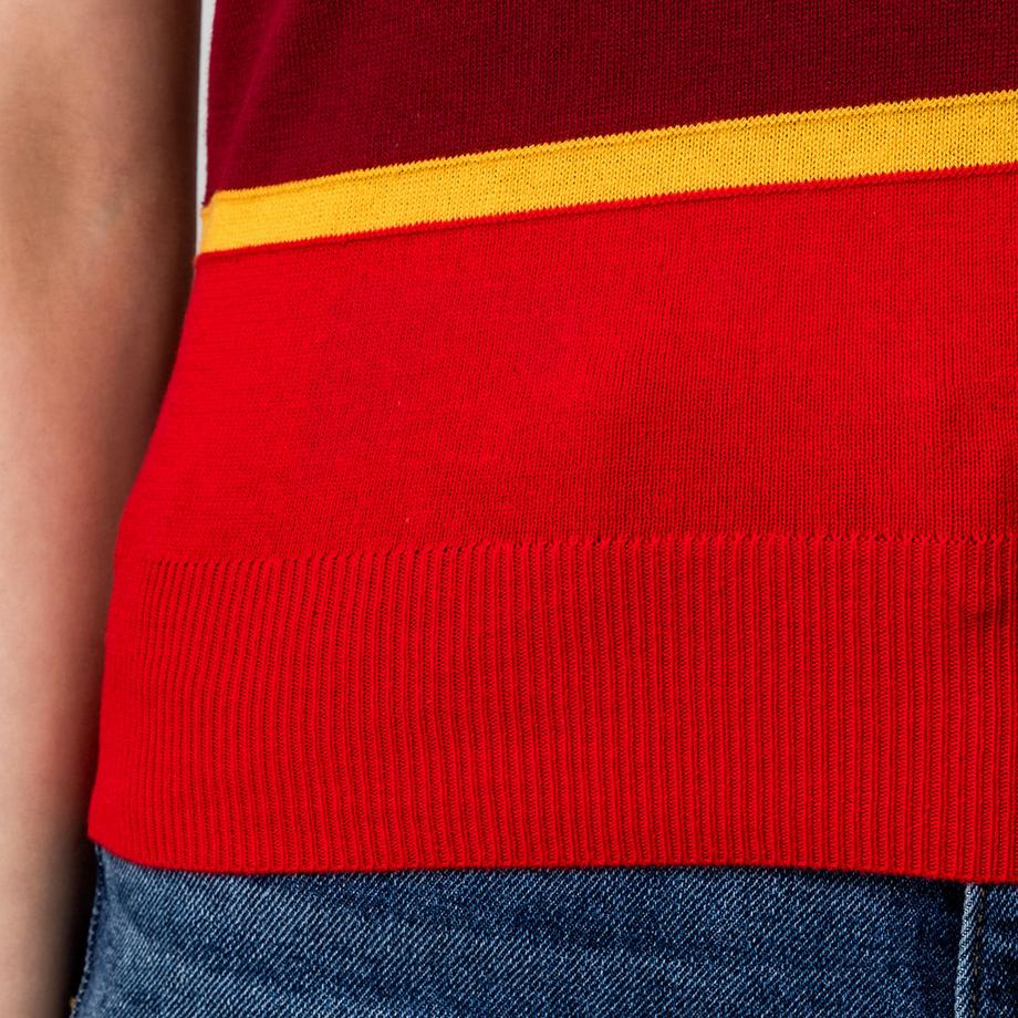 Manor Woman Maglione senza maniche a righe  