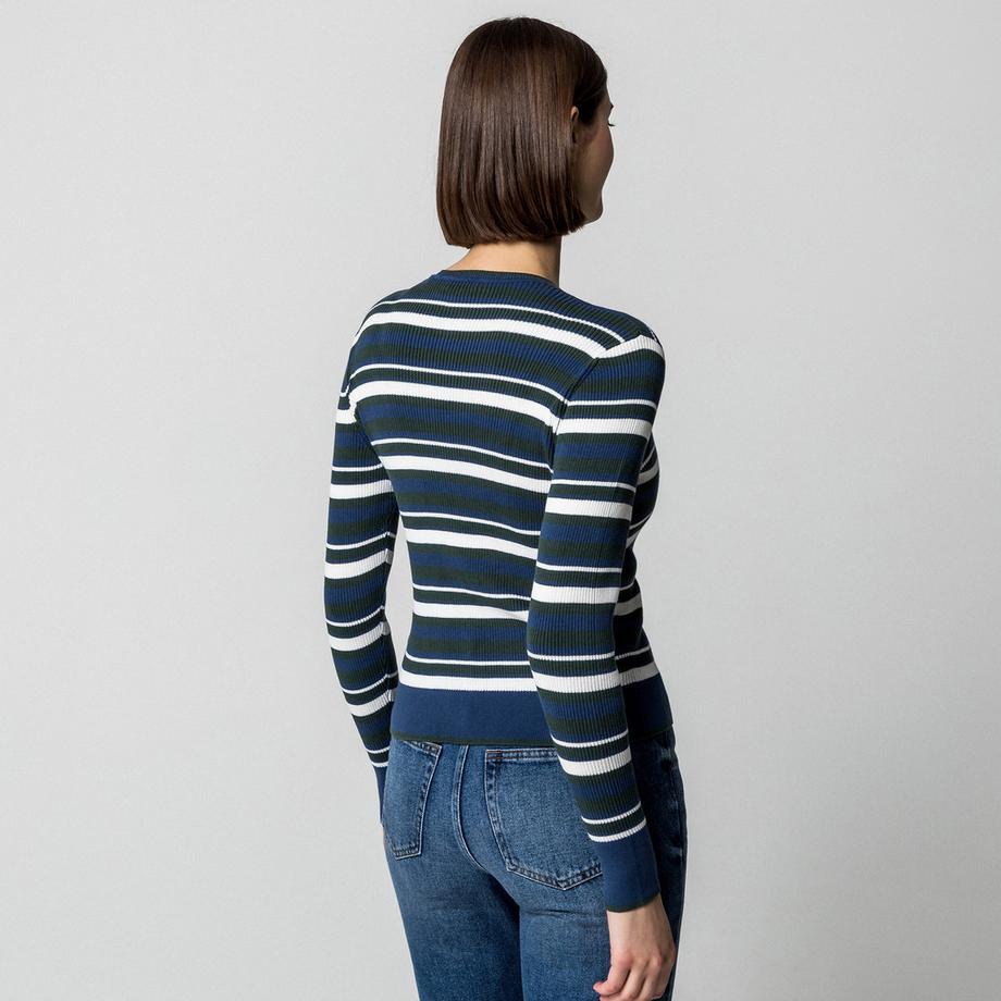 Manor Woman Cardigan Rayé  