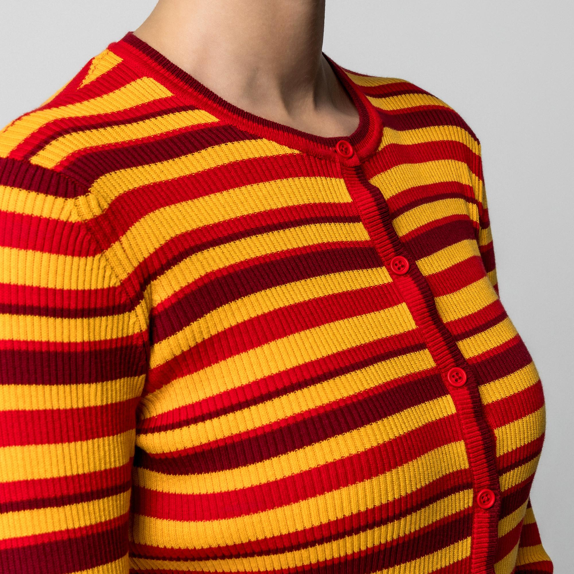 Manor Woman Cardigan a Righe  