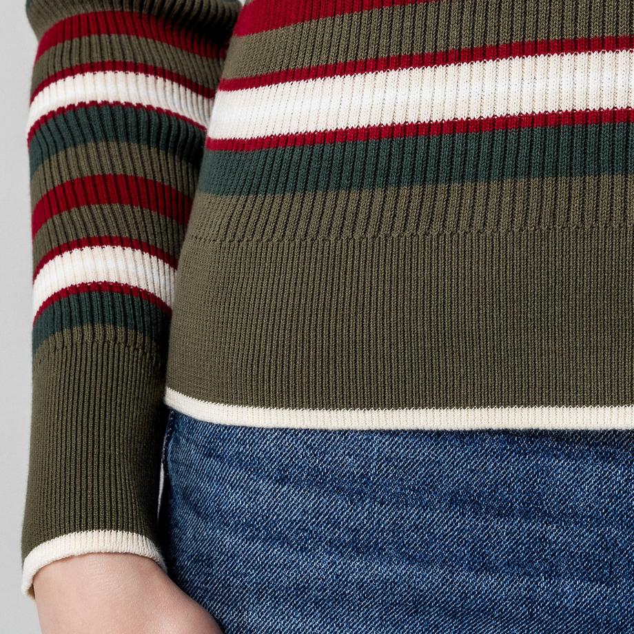 Manor Woman Cardigan Rayé  