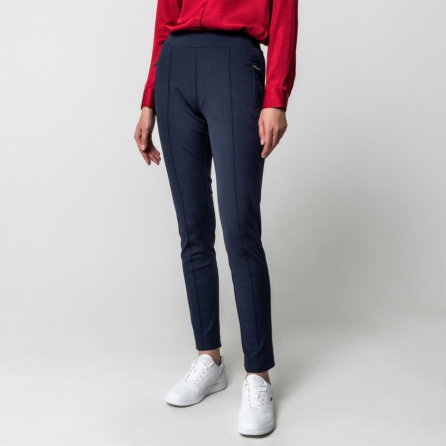 Manor Woman Slim Fit Stoffhose mit Bundfalten  