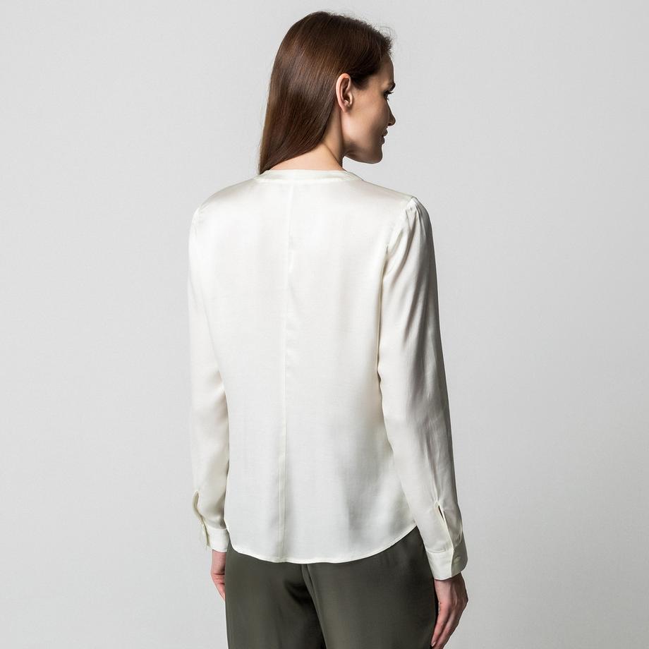 Manor Woman Camicetta Raso Maniche Lunghe  