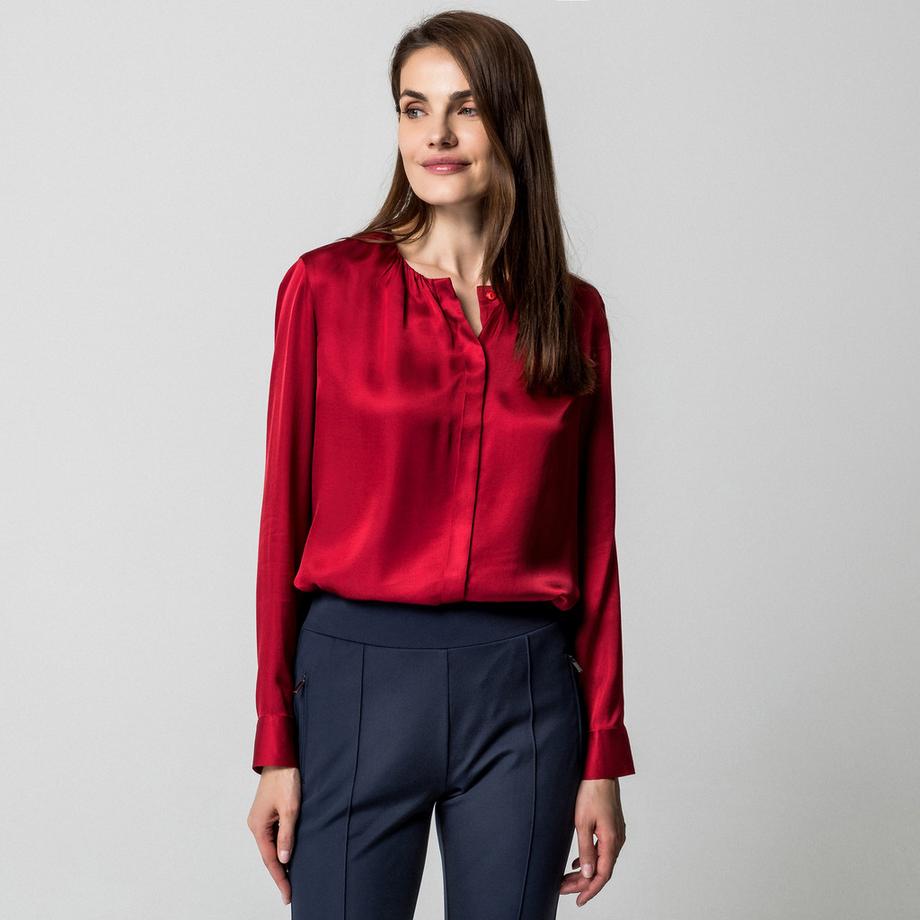 Manor Woman Camicetta Raso Maniche Lunghe  