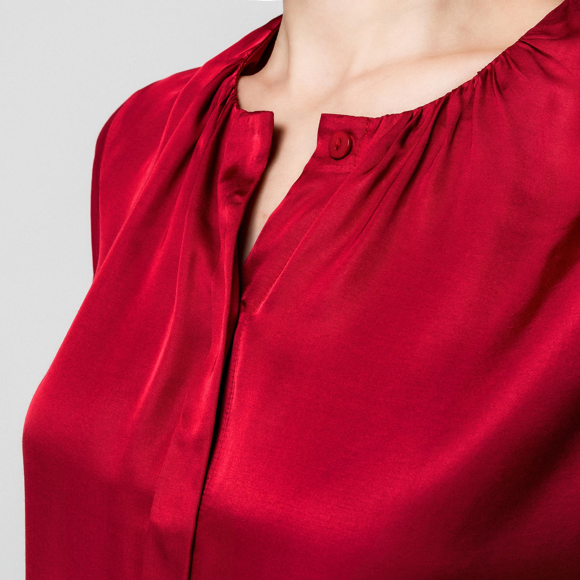 Manor Woman Chemisier Satin Manches Longues  