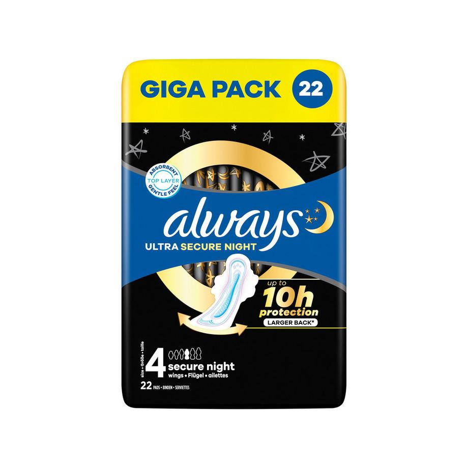 Ultra Damenbinden Secure Night (Grösse 4)