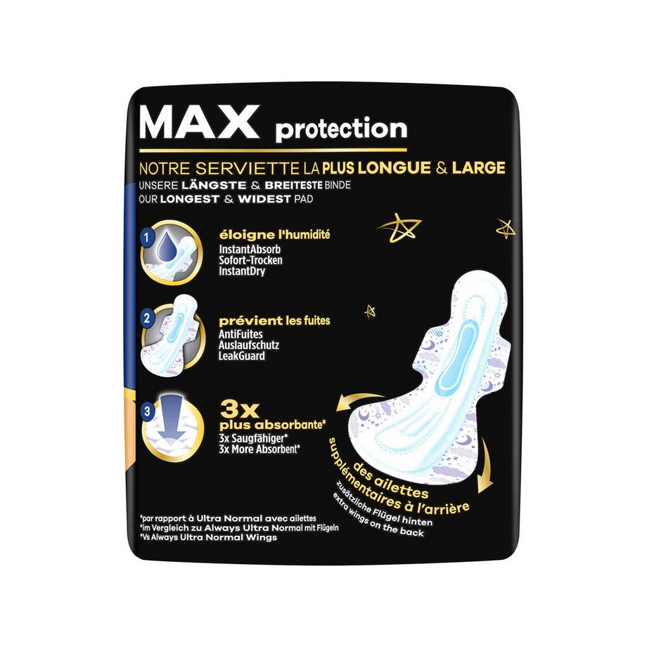 always  Damenbinden Ultimate Night (Grösse 6) Flügel 