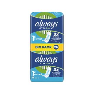 always  Serviettes hygiéniques Ultra Day Normal (taille 1) 