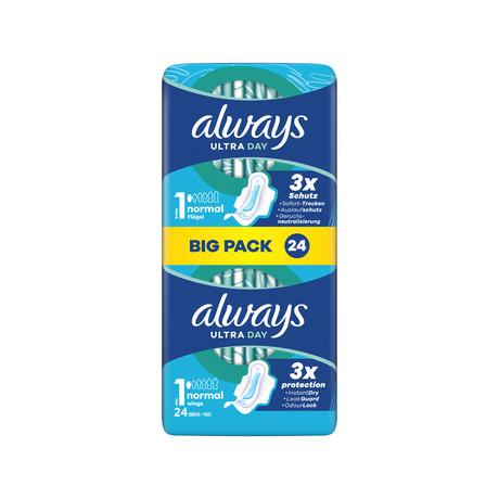 always  Serviettes hygiéniques Ultra Day Normal (taille 1) 