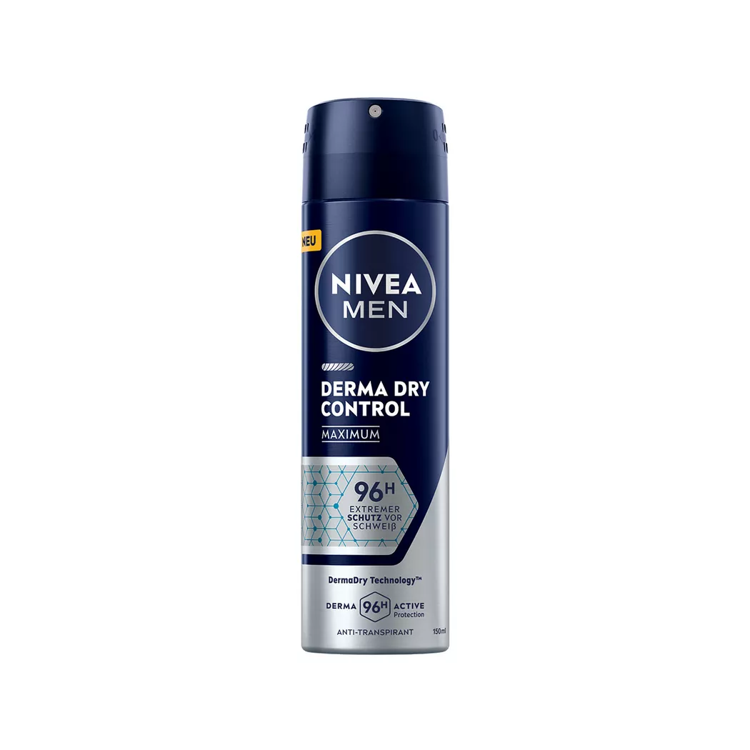 Nivea - DEO Derma Dry Control Maximum Spray Male, 150  ml