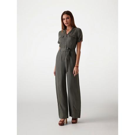GUESS Overall Kurzarm Jumpsuit mit Gürtel  