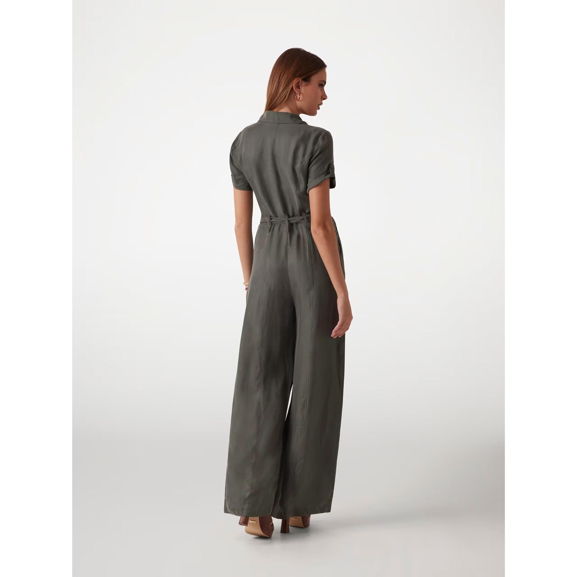 GUESS Overall Kurzarm Jumpsuit mit Gürtel  