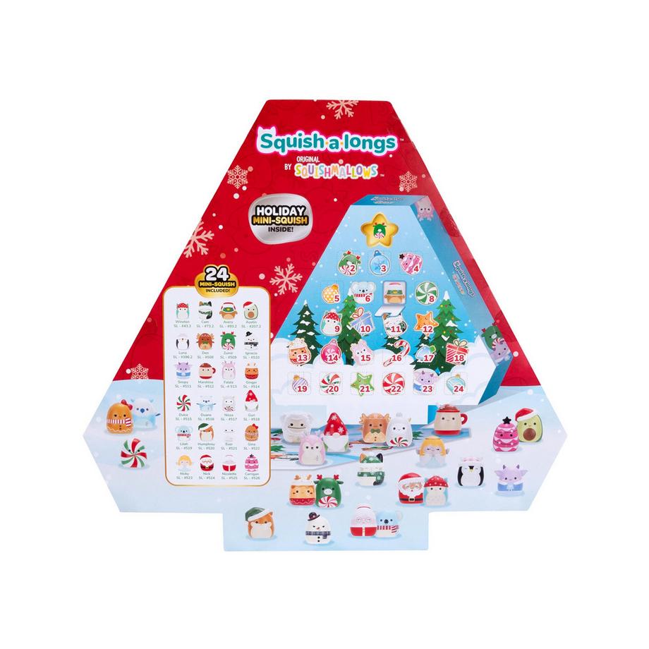 Squishmallows  Squishalongs calendrier de l'Avent 
