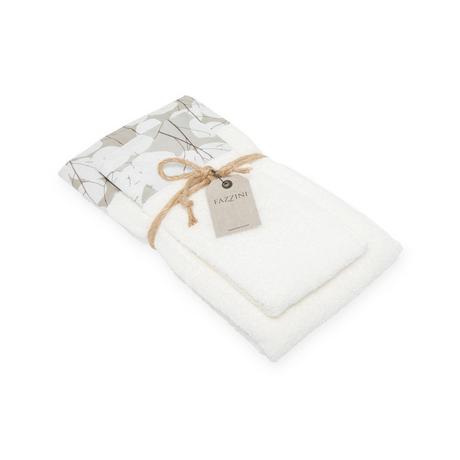 FAZZINI Set: Gästehandtuch und Handtuch Lunaria 