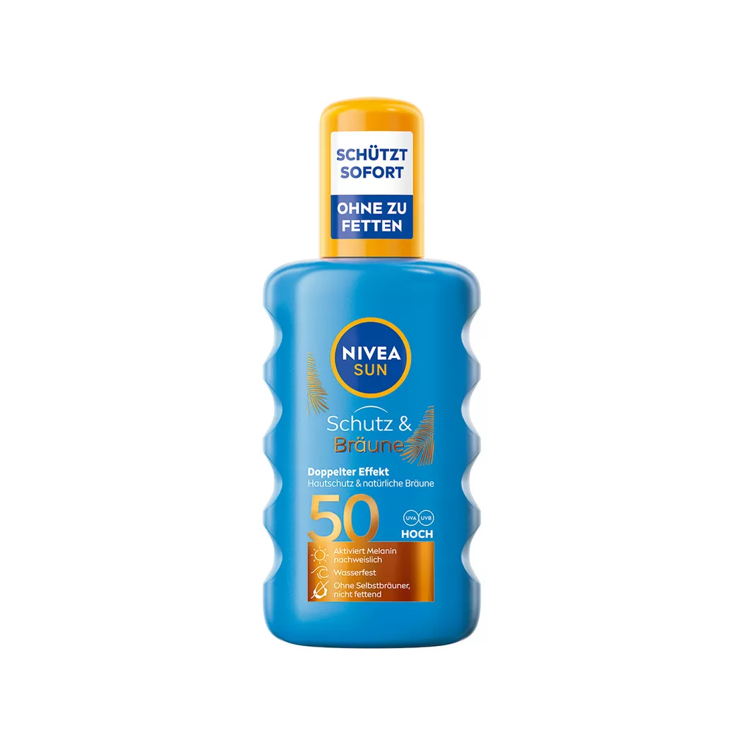 NIVEA SUN Schutz & Bräune Sonnenspray LSF 50 (200ml)