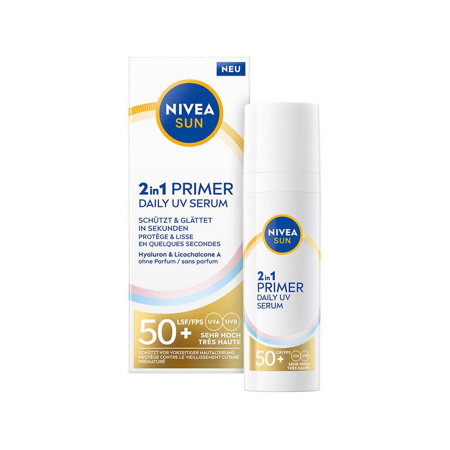 NIVEA SUN  UV Face 2in1 Primer Daily UV Serum FP 50+ 