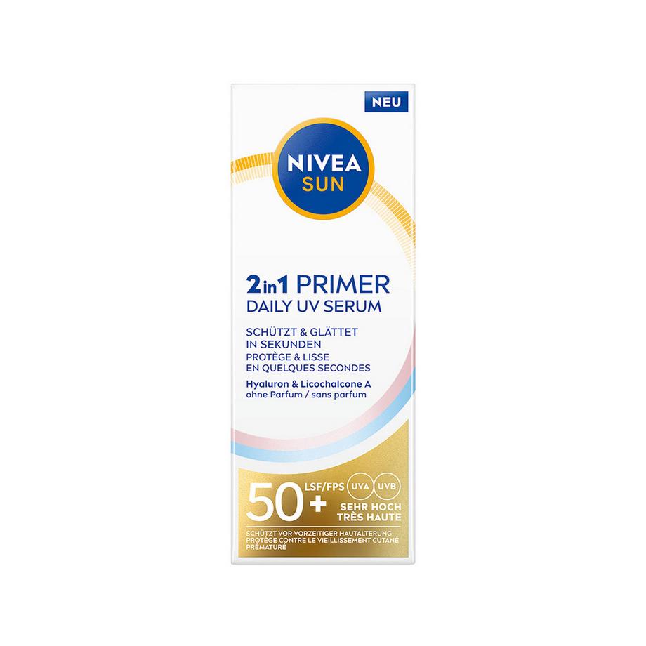 NIVEA SUN  UV Face 2in1 Primer Daily UV Serum FP 50+ 