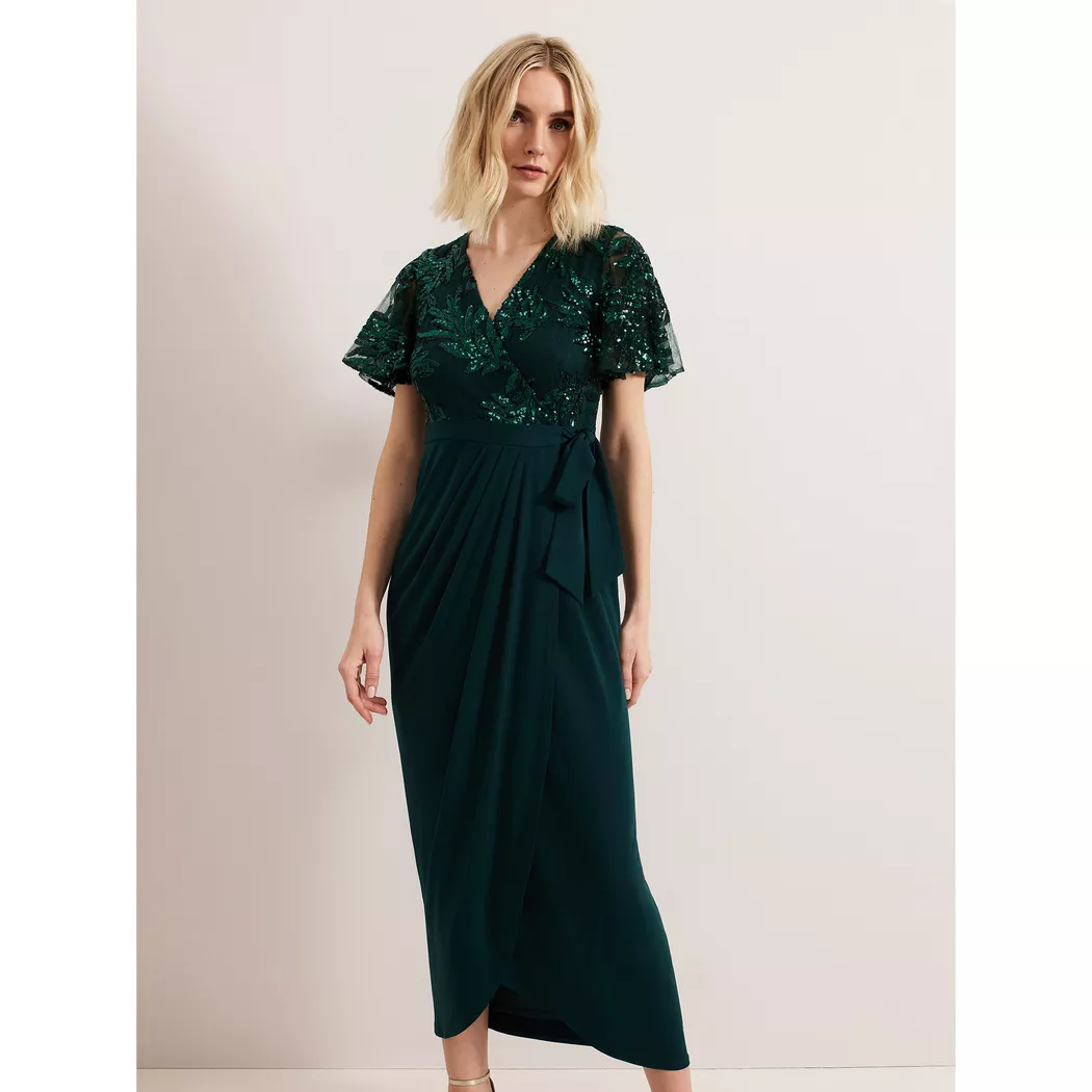 Phase Eight - Kleid, für Damen, Dunkelgrün, Größe 36