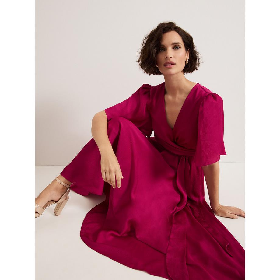 Phase Eight Abbie Abito Midi Svasato Scollo a V  