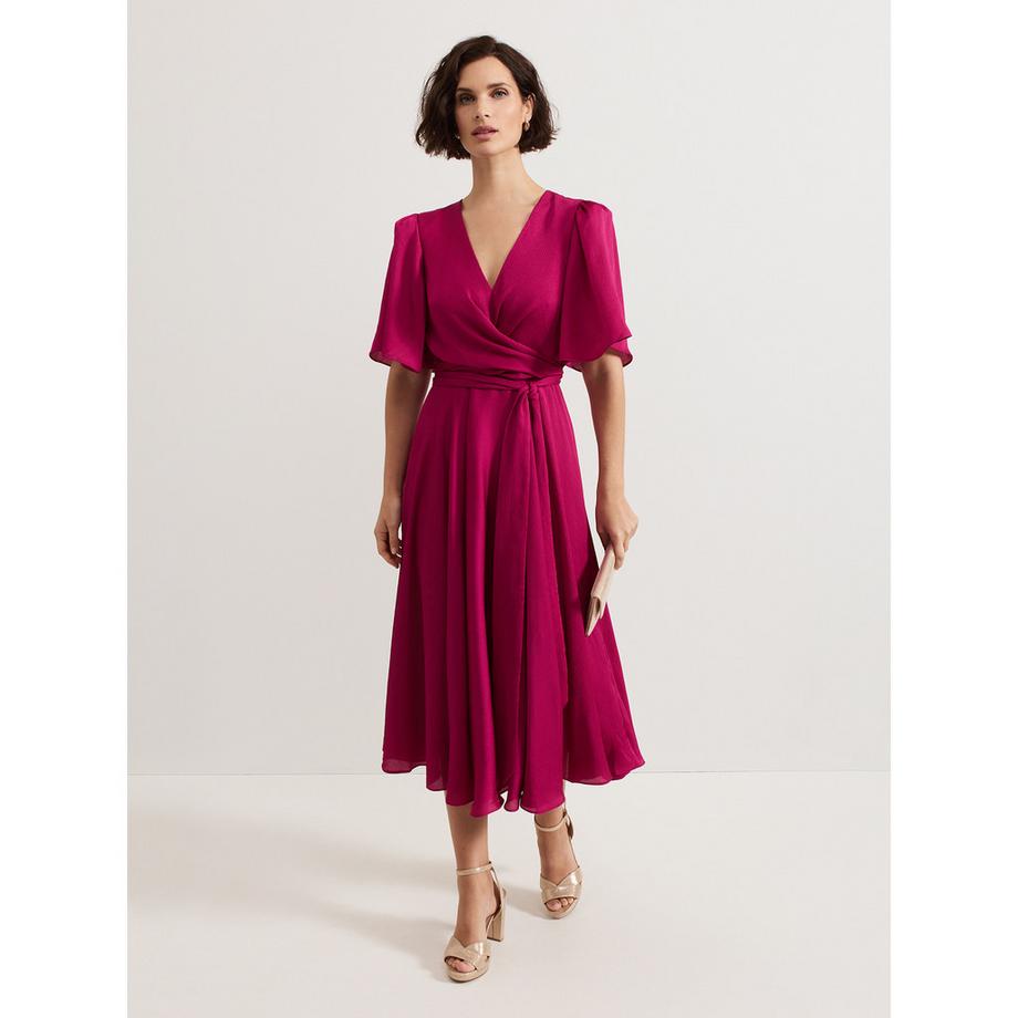 Phase Eight Abbie Abito Midi Svasato Scollo a V  