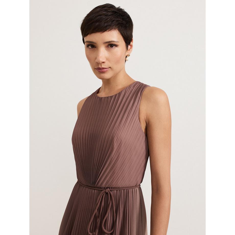 Phase Eight Simara Plissiertes Ombre Midikleid  