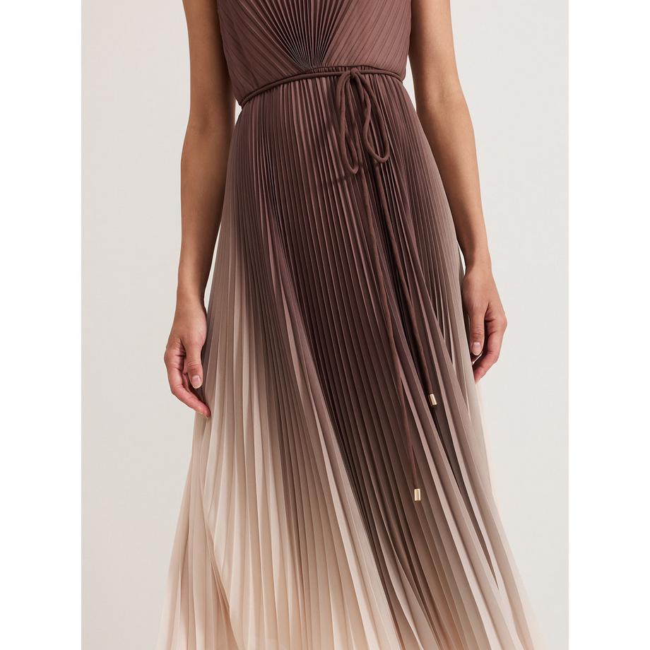 Phase Eight Simara Plissiertes Ombre Midikleid  
