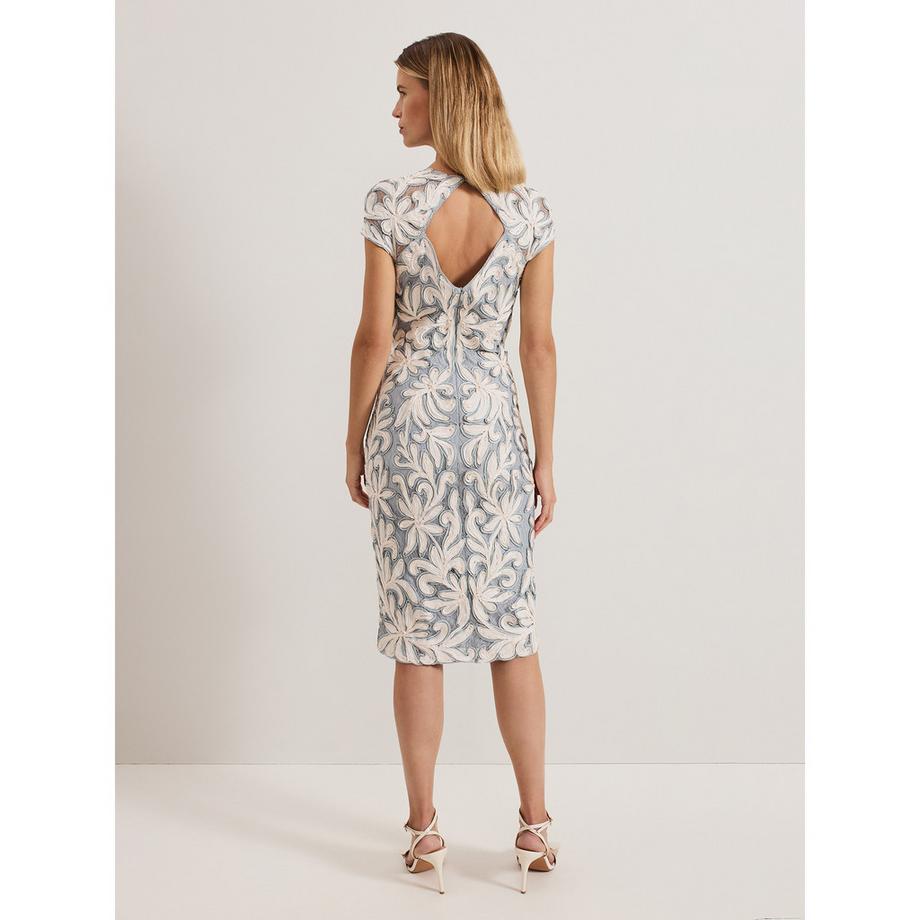 Phase Eight Karima Besticktes Blumenkleid  