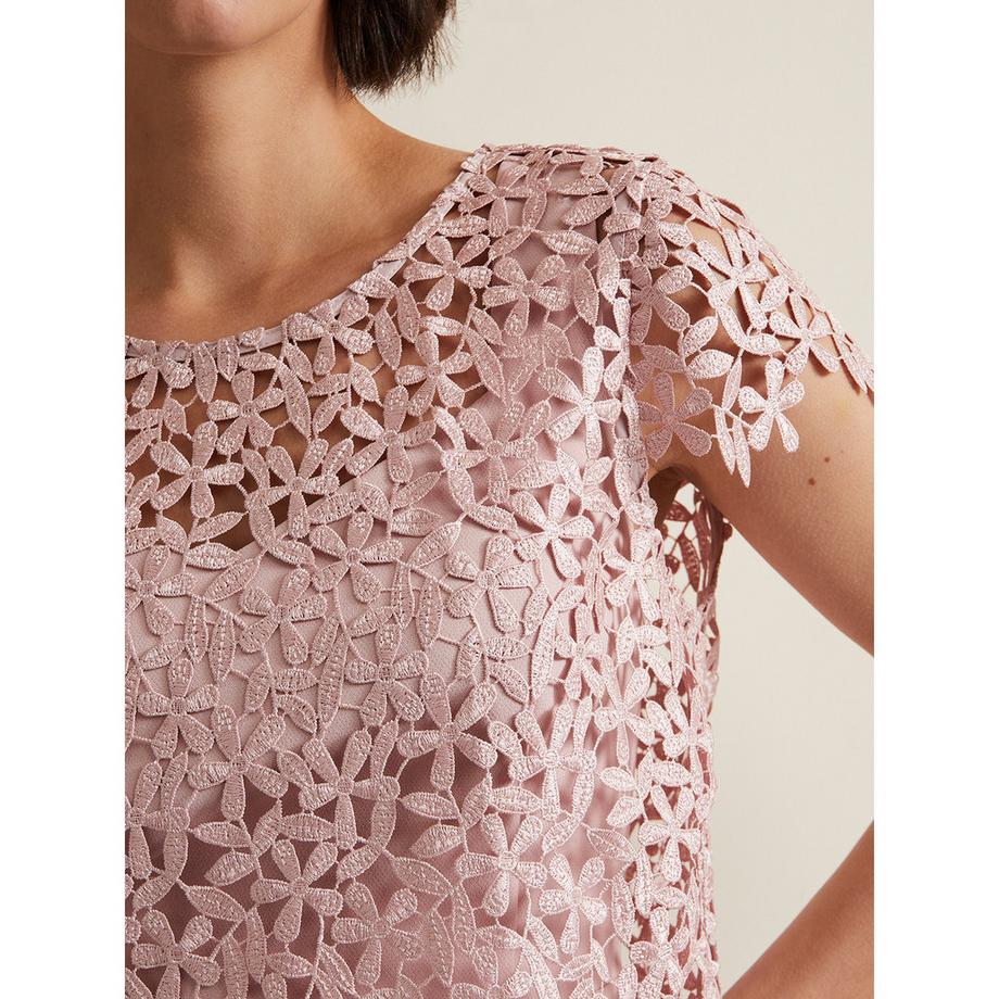 Phase Eight Daisy Blumen Spitzen Overlay Kleid  