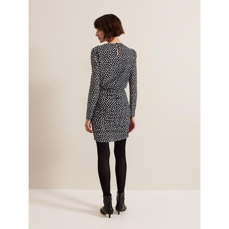 Phase Eight Teodroa Vestito Arricciato a Pois  