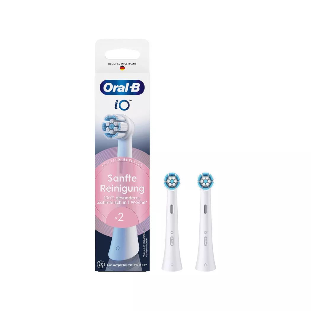 Oral-b Remplacement De La Brosse à Dents électrique Io Radiant White Twin Pack White One Size unisex