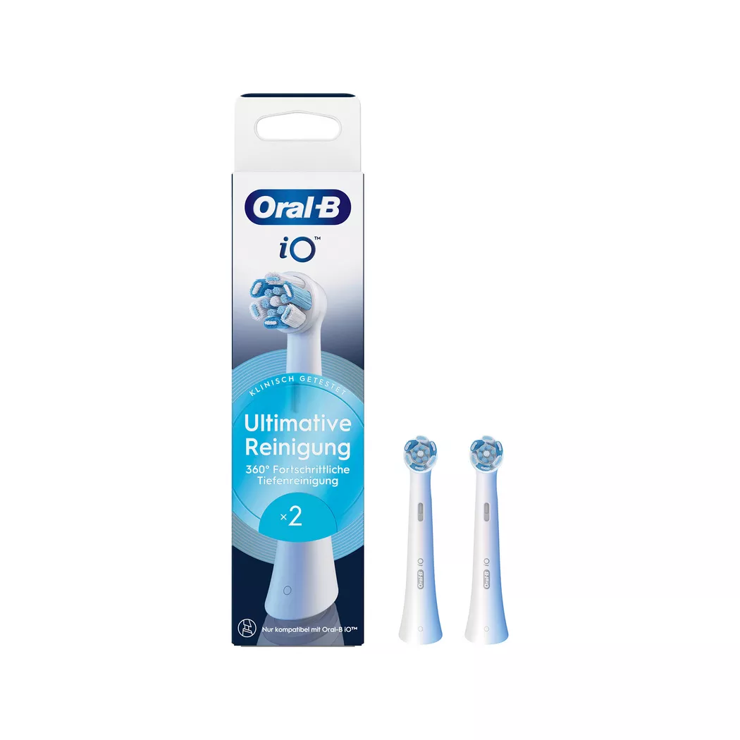 Oral-b Remplacement De La Brosse à Dents électrique Io Radiant White Twin Pack White One Size unisex 2