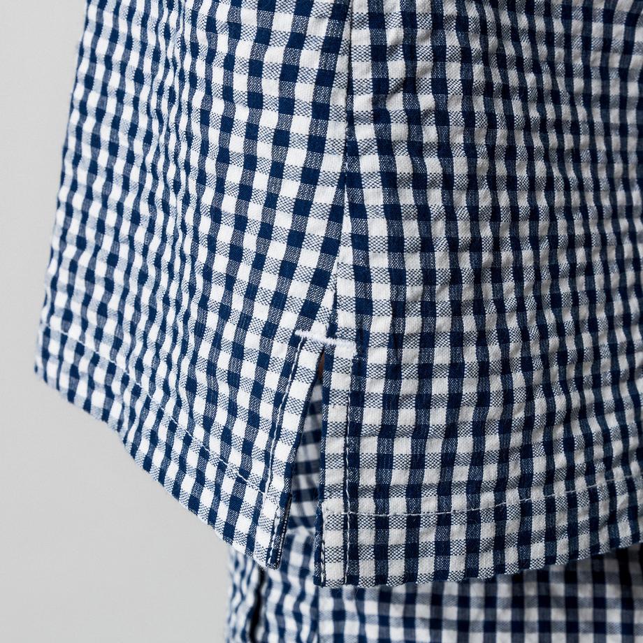 Manor Woman Chemisier à Carreaux Coupe Droite  