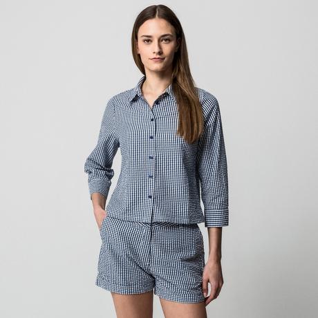 Manor Woman Karierte Regular Fit Shorts  