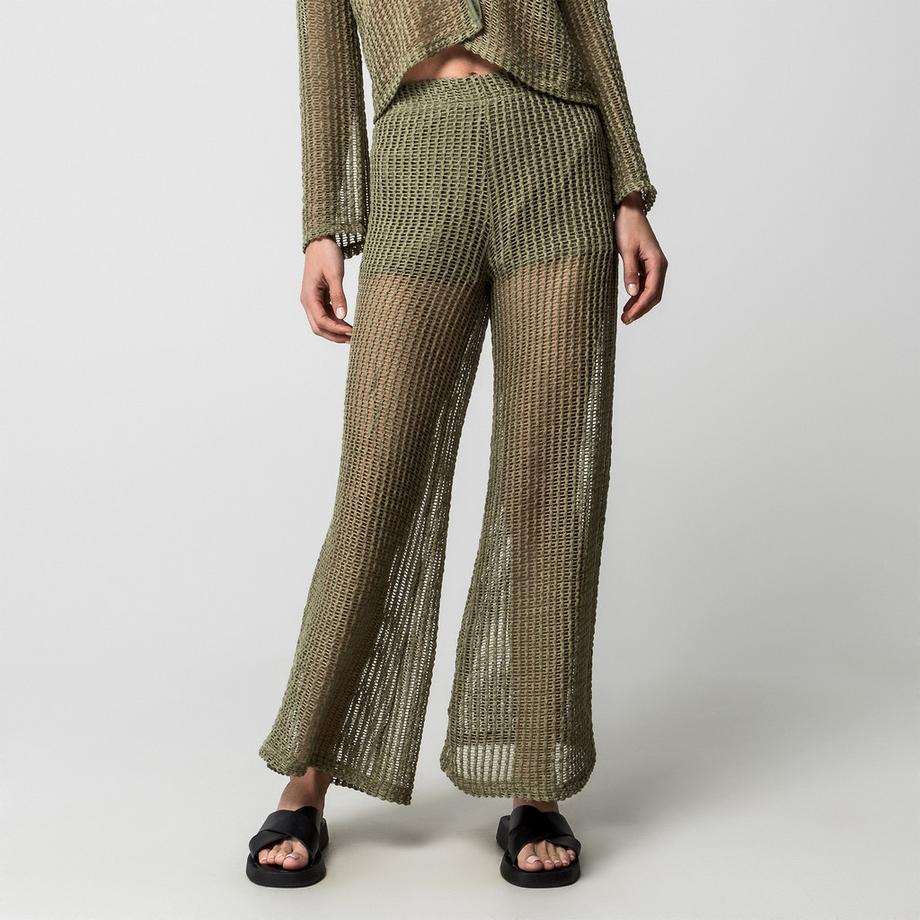 Manor Woman Pantaloni lunghi a gamba larga  