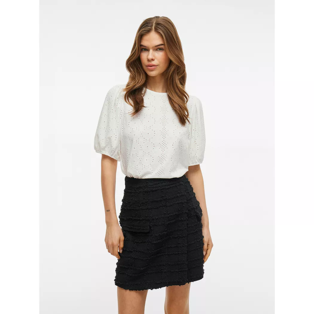 VILA - T-Shirt, für Damen, Weiss, Größe XS 5