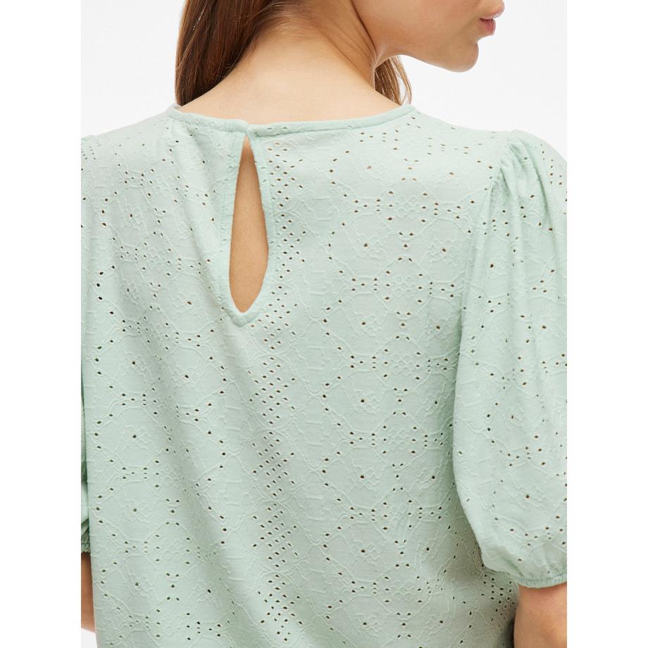 VILA T-Shirt mit Puffärmeln  