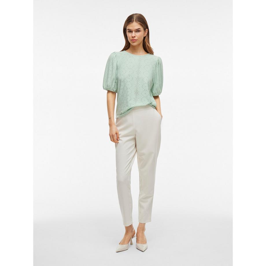 VILA T-Shirt mit Puffärmeln  