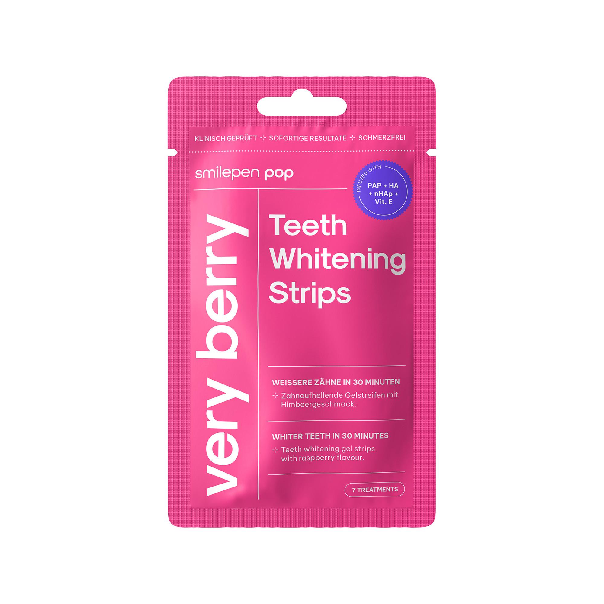 POP  Teeth Whitening Strips 'Very Berry' 