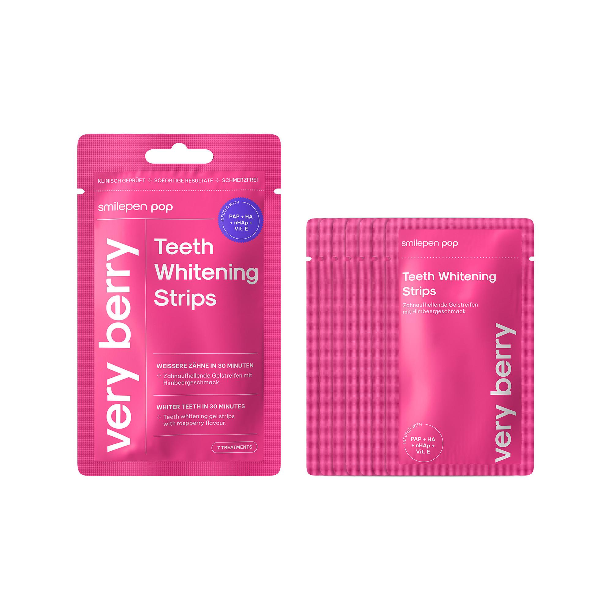 POP  Teeth Whitening Strips 'Very Berry' 