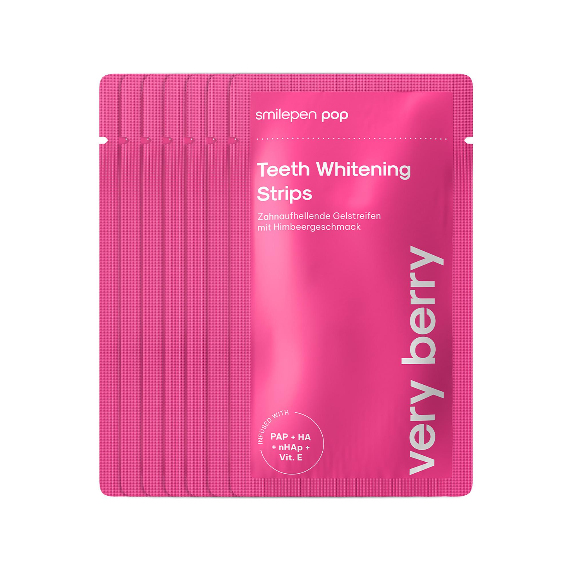 Smilepen Pop  Teeth Whitening Strips 'Very Berry' 