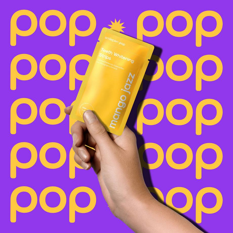 Smilepen Pop  Teeth Whitening Strips 'Mango Jazz' 