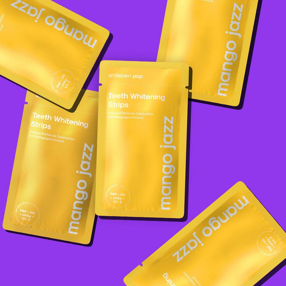 Smilepen Pop  Teeth Whitening Strips 'Mango Jazz' 