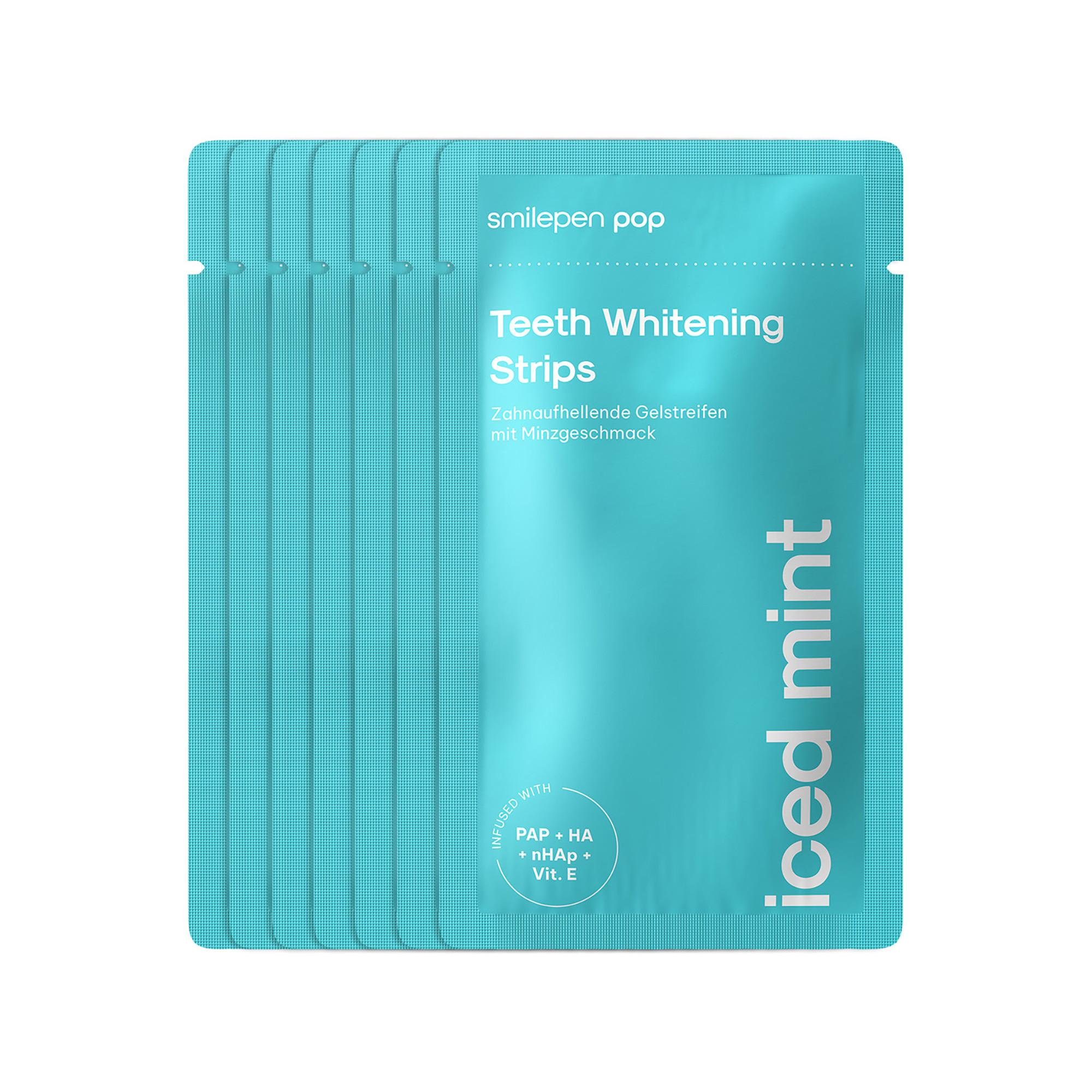 POP  Teeth Whitening Strips 'Iced Mint' 