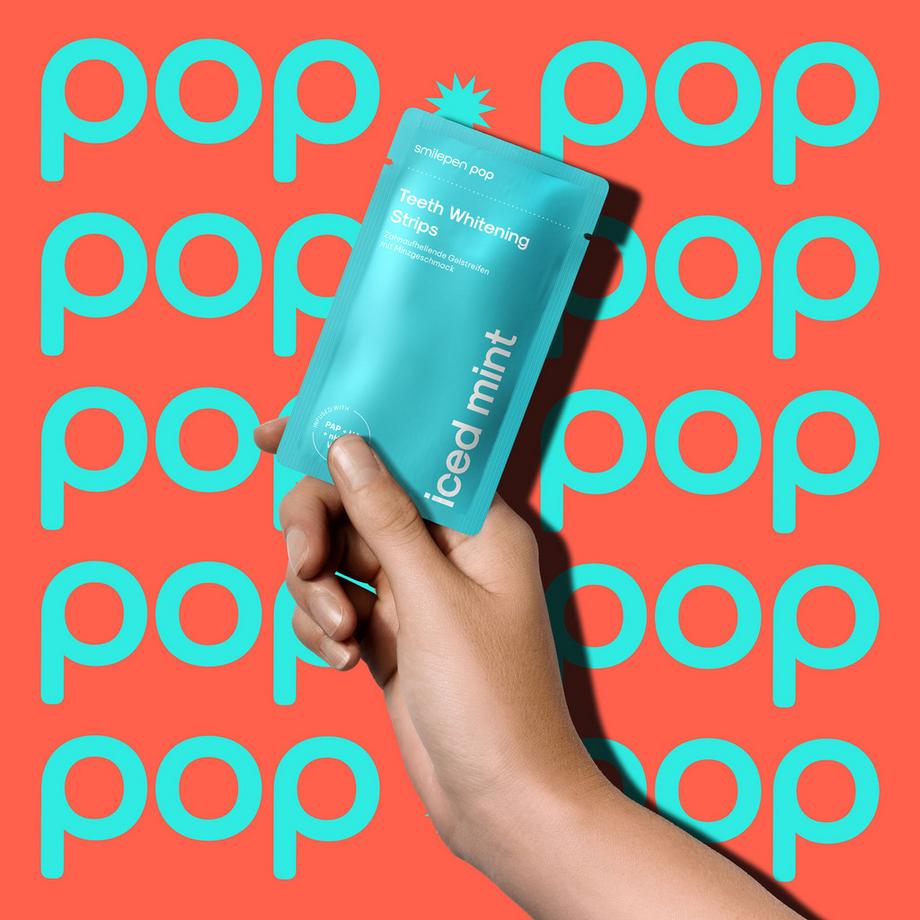 Smilepen Pop  Teeth Whitening Strips 'Iced Mint' 