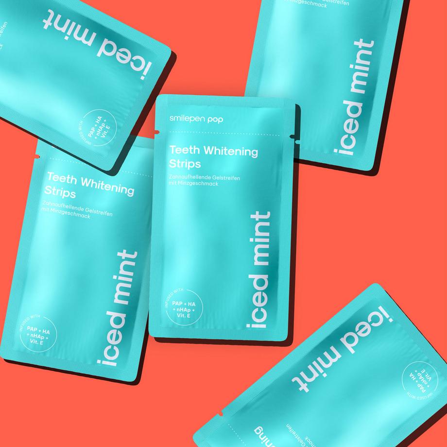 Smilepen Pop  Teeth Whitening Strips 'Iced Mint' 