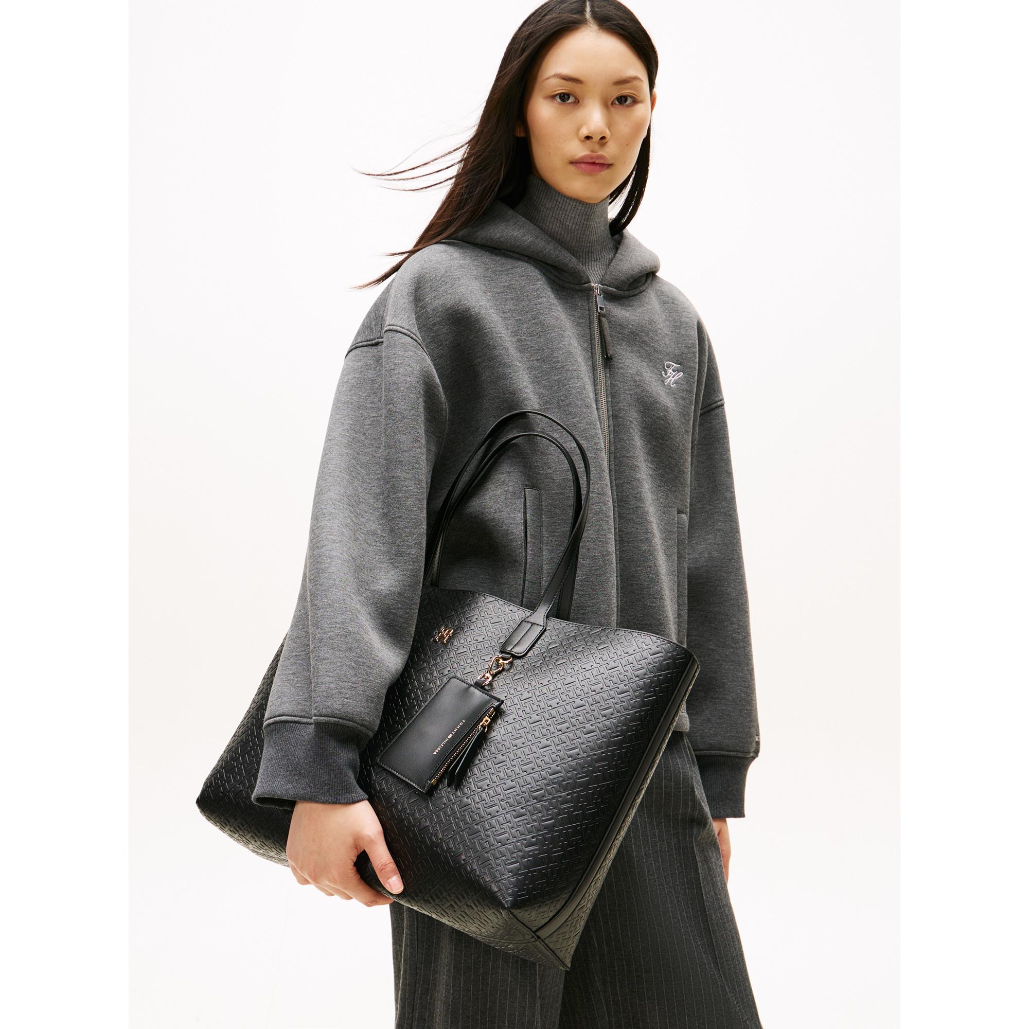 TOMMY HILFIGER TH Icon Mono Tote Bag  